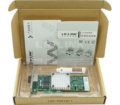Сетевой адаптер LR-LINK Сетевой адаптер LREC9712HT Intel I350 AM2 PCI-E x4 1GB 2 X RJ45 I350-T2