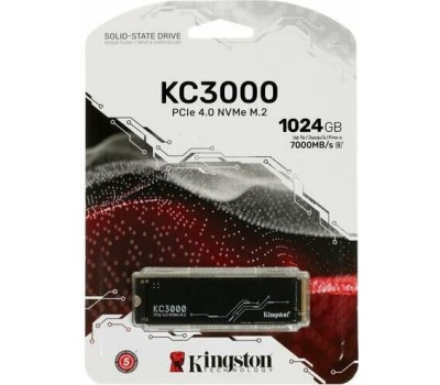 Накопитель SSD KINGSTON Накопитель SSD M.2 2280 1TB SKC3000S/1024G