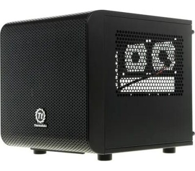 Корпус для ПК THERMALTAKE Корпус miniITX Core V1, SFF, без БП, черный [ca-1b8-00s]