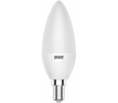 GAUSS Упаковка ламп LED E14, свеча, 6Вт, 10 шт. [33136]