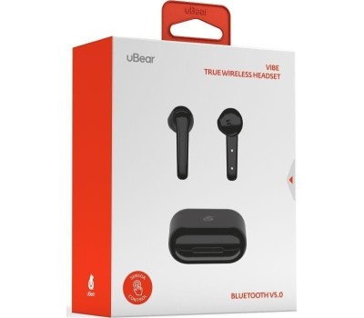 UBEAR Наушники Vibe, Bluetooth, вкладыши, черный [tw03bl01-bd]