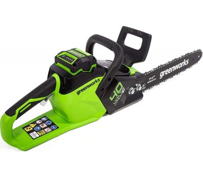 Цепная пила GREENWORKS Цепная пила GD40CS15, аккумуляторная, 40В, 2Ач, с одним аккумулятором [2005707ua]