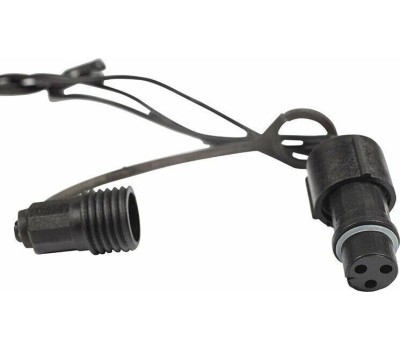 NEON-NIGHT Гирлянда Нить управляемая 10м 100 LED ЗОЛОТОЙ черный ПВХ IP65 свечение с динамикой 230В контроллер в комплекте