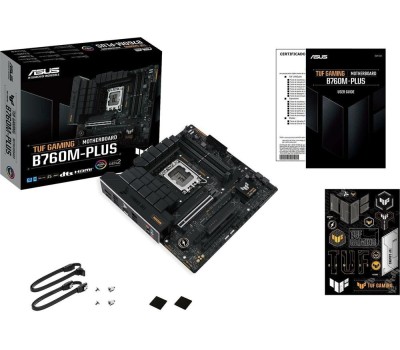 Материнская плата ASUS Материнская плата TUF GAMING B760M-PLUS II, Socket LGA 1700, Intel B760, mATX, Ret