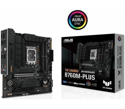 Материнская плата ASUS Материнская плата TUF GAMING B760M-PLUS II, Socket LGA 1700, Intel B760, mATX, Ret
