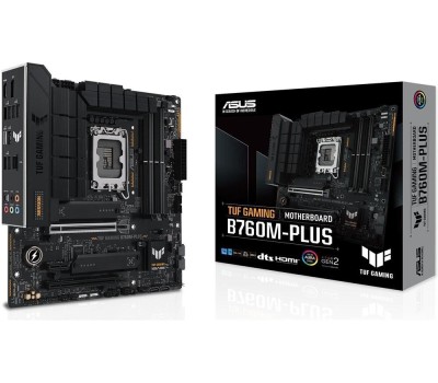 Материнская плата ASUS Материнская плата TUF GAMING B760M-PLUS II, Socket LGA 1700, Intel B760, mATX, Ret
