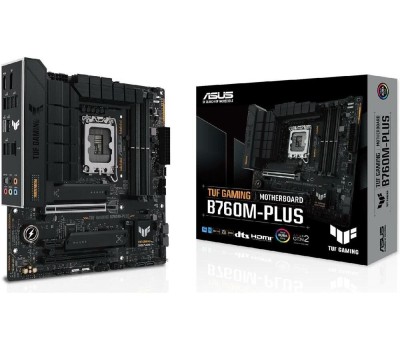 Материнская плата ASUS Материнская плата TUF GAMING B760M-PLUS II, Socket LGA 1700, Intel B760, mATX, Ret