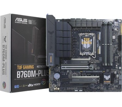 Материнская плата ASUS Материнская плата TUF GAMING B760M-PLUS II, Socket LGA 1700, Intel B760, mATX, Ret