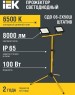 IEK Прожектор уличный СДО светодиодный 100Втчерный (LPDO606-2X050-65-K02)