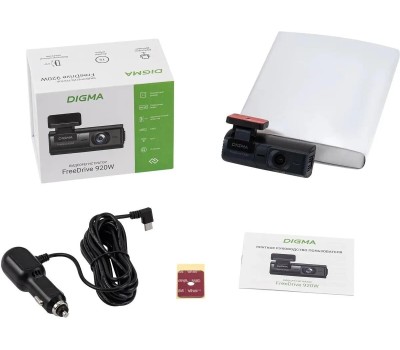 Видеорегистратор DIGMA Видеорегистратор FreeDrive 920W, черный