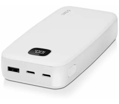 TTEC Внешний аккумулятор ChargeUp Pro LCD 20.000mAh PD 20W Powerbank. Цвет: белый