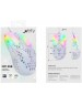 XTRFY Мышь проводная MZ1, игровая, оптическая, USB, 16000dpi, белый [mz1-rgb-white-tp]
