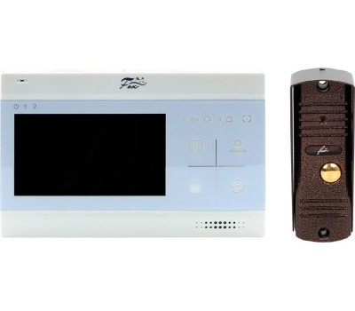 FOX Видеодомофон FX-VD5S, белый [fx-vd5s (агат 5w)]