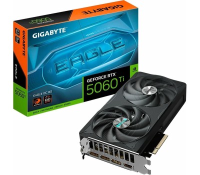Видеокарта GIGABYTE Видеокарта NVIDIA GeForce RTX 5060TI GV-N506TEAGLE OC-8GD 1.0 8ГБ Eagle, GDDR7, OC, Ret