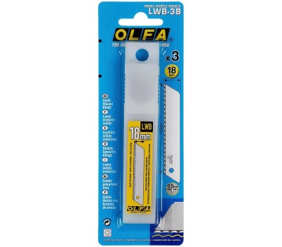 OLFA Лезвие OL-LWB-3B, 18мм, 3шт