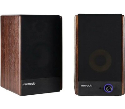 MICROLAB Колонки Bluetooth Solo 4, 2.0, коричневый