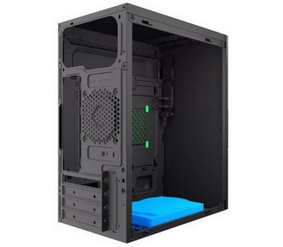 Корпус FOXLINE Корпус MiniTower Forza FZ-019 450W черный (mATX, 450W, 2xUSB2.0, no fan) (FZ-019-SX450)