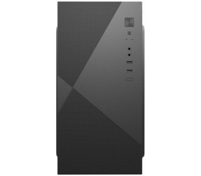 Корпус FOXLINE Корпус MiniTower Forza FZ-019 450W черный (mATX, 450W, 2xUSB2.0, no fan) (FZ-019-SX450)