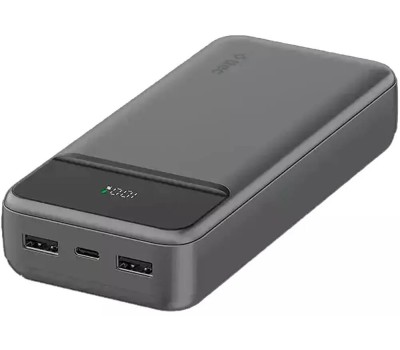 TTEC Внешний аккумулятор ReCharger LCD 20000mAh PD 2*USB-A&USB-C 20W Powerbank. Цвет: черный