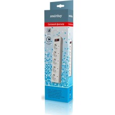 Сетевой фильтр SMARTBUY (SBSP-30-W) - 5 роз х 3 м - белый