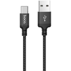 Кабель HOCO (6957531062868) X14 USB (m)-Type-C (m) 1.0м - черный