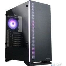ZALMAN S5 Black, без БП, боковое окно (закаленное стекло), черный, ATX