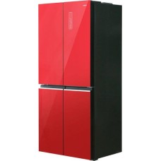 Холодильник Centek CT-1744 NF Red Glass total NF <415л (148л/267л)> 782х630х1825мм, Стекло, 4 дв