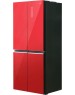 Холодильник Centek CT-1744 NF Red Glass total NF <415л (148л/267л)> 782х630х1825мм, Стекло, 4 дв