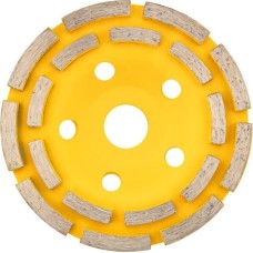 Чашка алмазная KRANZ (KR-90-0151) Чашка алмазная шлифовальная, двухрядная,125х22,2мм