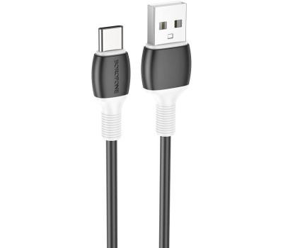 Кабель BOROFONE (6974443386806) BX84 USB 3.0A для Type-C Black 1 м