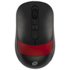 OKLICK Мышь беспроводная 310MW, радио, оптическая, USB, 3200dpi, черный и красный [1869093]