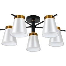 Светильник ESCADA 120005/5R E14*40W Black/Gold