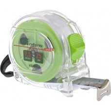Рулетка СИБРТЕХ Рулетка Кварц,прозрачный корпус,амортизатор,7,5 м х 25 мм 32523