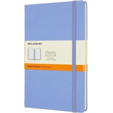 MOLESKINE Блокнот Classic, 240стр, в линейку, твердая обложка, голубая гортензия [qp060b42]