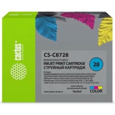 Картридж CACTUS Картридж CS-C8728, №28, многоцветный / CS-C8728