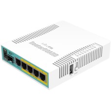 MIKROTIK Маршрутизатор hEX PoE (1x1000Mbs WAN, 4x1000Mbs LAN, 1x1000Mbs SFP, USB) (RB960PGS)