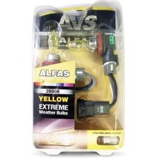 Лампа галогенная AVS Газонаполненные лампы ALFAS Extreme Weather 2800К H11 12V 85W, комплект 2+2 (W5W) шт