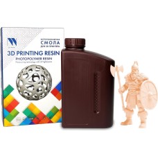 NV PRINT Фотополимерная водовымываемая смола NVPRINT Water Washable Resin Beige 1 кг