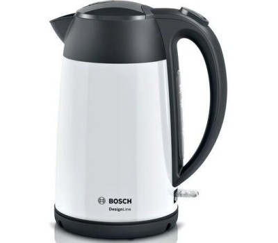 BOSCH Чайник электрический TWK3P421, 2400Вт, белый и черный