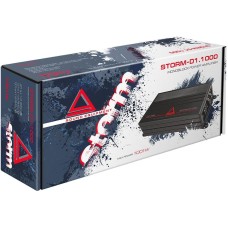 Автоусилитель Aura STORM-D1.1000 Усилитель 1-канальный 1*1000w Band-Pass фильтр ДУ компактный