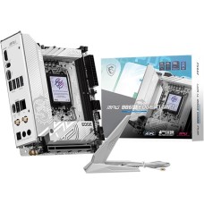 MSI Материнская плата MPG B860I EDGE TI WIFI B860, LGA1851, 2*DDR5, 1*PCIEx16, 2*M.2, 2*TypeC, 1*USB3.2Gen2, 6*USB3.2Gen1, 2*USB2.0, 2*SATA3.0, 2.5G, Type-C(DP), HDMI, ITX, RTL