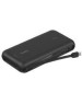 BELKIN Внешний аккумулятор BoostСharge Power Bank 20000mAh USB-A&USB-C 30W со встроенным кабелем USB-C. Цвет: черный