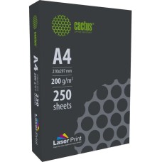 CACTUS Бумага CS-LPA4200250 A4 марка A/200г/м2/250л./белый CIE170% для лазерной печати
