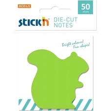 STICK`N Блок самоклеящийся бумажный 21771 50лист. зеленый 1цв.в упак. 