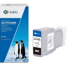 Картридж струйный G&G Картридж струйный GG-PFI320BK PFI-320BK черный пигментный (300мл) для Canon imagePrograf TM-200/200MFP/205/300/300MFP/305