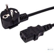 FILUM Кабель питания FL-PC16-EU-C13-3M CEE 7/7- С13, 3х1 мм?, 220В, 10A, 2200 Вт, чёрный, 3 м. (1011179)