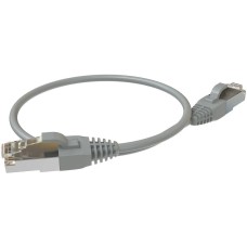 SYSMATRIX Патч-корд PC 4545.5ES26.03LSZHGY F/UTP RJ-45 вил.-вилка RJ-45 кат.5E 0.3м серый LSZH