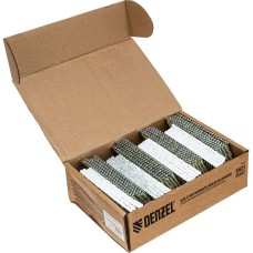 DENZEL Гвозди для пнев. нейлера (оцинк.) длина - 90 мм, диам. - 3,05 мм, 2000 шт. 57690