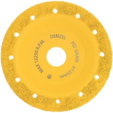 DENZEL Чашка твёрдосплавная зачистная,125 мм, Наклонная, мелкое зерно #32// 72979