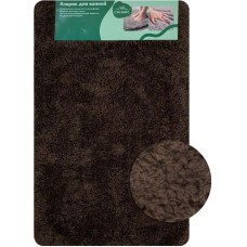 САНАКС - Коврик в ванную СТАНДАРТ, одинарный, коричневый, 50 х 80 см, 100% , ворс 18 мм 00422